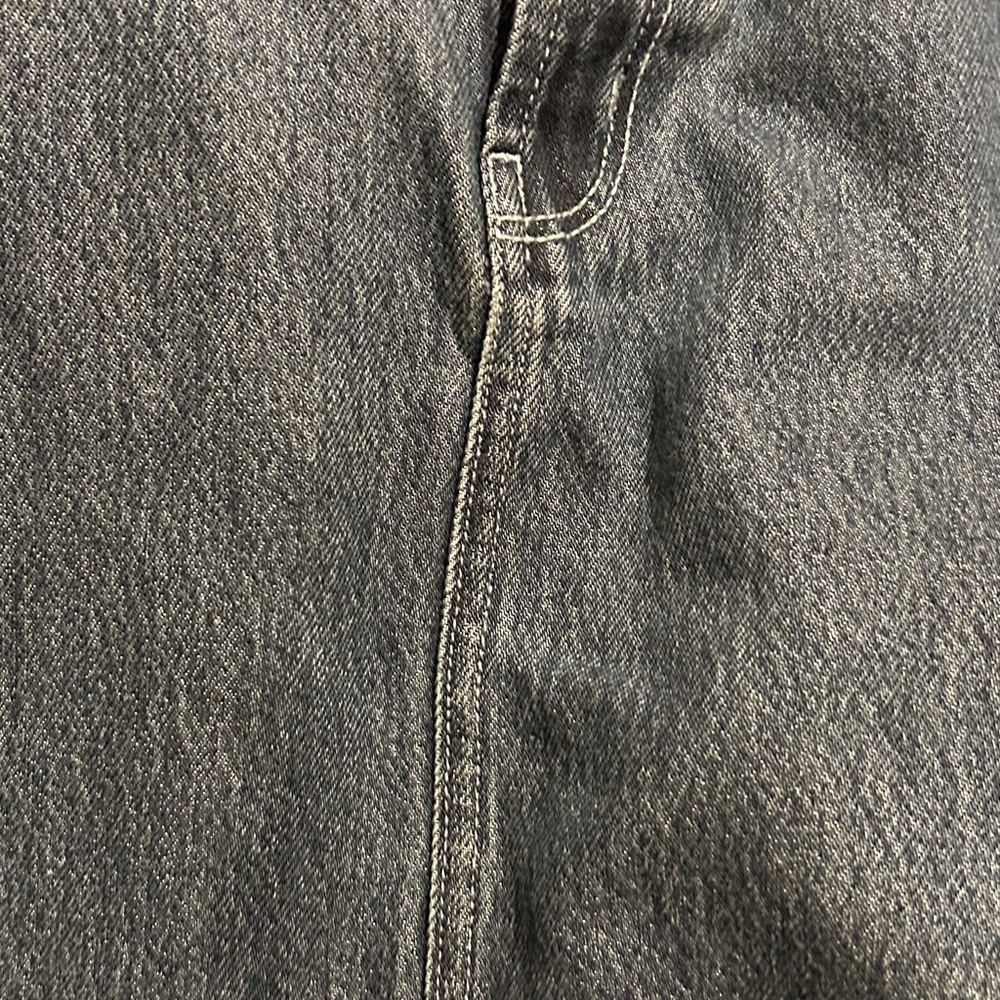 Old Navy Gray Denim Maxi Skirt - Picture 5 of 6